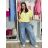 Rifle široké nohavice WIDE LEG dlouhé dámské JANE (36-44) GOODIES GOD26DJ2624/DUR 38 světle modrá