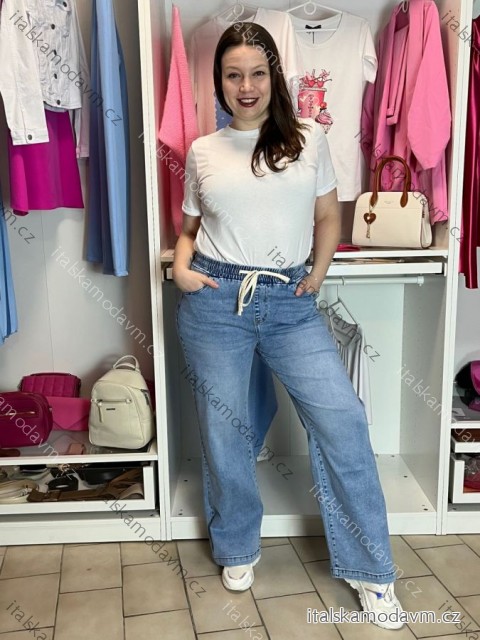 Rifle dlhé na gumu dámske (S-2XL) MOG26GX2667/DUR XL modrá