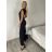 Souprava top bez rukávu a kalhoty dlouhé dámské (XS/S/M ONE SIZE) IMM26M45682/DU XS/S/M Černá