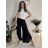 Nohavice letné zavinovací dlhé oversize dámske GINIE (S/M/L ONE SIZE) TALIANSKA MÓDA IMD24250