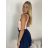 Body elegantné bez rukávov dámske JOEI  (XS/S/M ONE SIZE) TALIANSKA MÓDA IMM25M32314