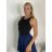 Body elegantní bez rukávu dámské JOEI (XS/S/M ONE SIZE) ITALSKÁ MÓDA IMM25M32314/DU XS/S/M bílá
