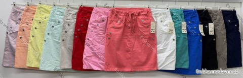 Sukňa strečová krátka dámska (S/M/L ONE SIZE) TALIANSKA MÓDA IM426162