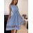 Šaty elegantní letní bez rukávu dámské (S/M/L ONE SIZE) ITALSKÁ MÓDA IM322SIMONE