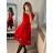 Šaty elegantné letné bez rukávov dámske (S/M/L ONE SIZE) TALIANSKA MÓDA IM322SIMONE/DR hnedá S/M/L