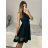 Šaty elegantní letní bez rukávu dámské (S/M/L ONE SIZE) ITALSKÁ MÓDA IM322SIMONE/DR svetlo modrá S/M/L