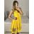Šaty elegantní letní bez rukávu dámské (S/M/L ONE SIZE) ITALSKÁ MÓDA IM322SIMONE/DR svetlo modrá S/M/L