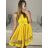 Šaty elegantní letní bez rukávu dámské (S/M/L ONE SIZE) ITALSKÁ MÓDA IM322SIMONE/DR svetlo modrá S/M/L