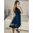 Šaty elegantní letní bez rukávu dámské (S/M/L ONE SIZE) ITALSKÁ MÓDA IM322SIMONE/DR svetlo modrá S/M/L