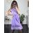 Šaty elegantní letní bez rukávu dámské (S/M/L ONE SIZE) ITALSKÁ MÓDA IM322SIMONE/DR svetlo modrá S/M/L