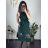 Šaty elegantní letní bez rukávu dámské (S/M/L ONE SIZE) ITALSKÁ MÓDA IM322SIMONE/DR svetlo modrá S/M/L