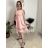 Šaty elegantní letní bez rukávu dámské (S/M/L ONE SIZE) ITALSKÁ MÓDA IM322SIMONE/DR svetlo modrá S/M/L