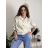 Bunda lehká oversize dlouhý rukáv dámská (S/M/L ONE SIZE) ITALSKÁ MÓDA IMWBHP260001/DUR růžová S/M/L