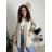 Cardigan 3/4 dlouhý rukáv dámský JANET (S/M/L ONE SIZE) ITALSKÁ MÓDA IMD26041/DU S/M/L růžová světlá