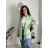 Cardigan 3/4 dlouhý rukáv dámský JANET (S/M/L ONE SIZE) ITALSKÁ MÓDA IMD26041/DU S/M/L růžová světlá