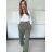 Tepláky/Kalhoty elegantné oversize dlhé dámske (S/M/L ONE SIZE) TALIANSKA MÓDA IMD26003/DUR S/M/L vínová