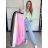 Tepláky/Kalhoty elegantné oversize dlhé dámske (S/M/L ONE SIZE) TALIANSKA MÓDA IMD26003