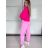 Tepláky/Kalhoty elegantné oversize dlhé dámske (S/M/L ONE SIZE) TALIANSKA MÓDA IMD26003