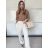 Tepláky/Kalhoty elegantné oversize dlhé dámske (S/M/L ONE SIZE) TALIANSKA MÓDA IMD26003