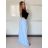 Nohavice elegantní dlhé s páskem dámske SANDRA (S/M/L ONE SIZE) TALIANSKA MÓDA IMPVN262471/DU S/M/L žlutá