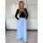 Tričko dlouhý rukáv dámské (S/M ONE SIZE) ITALSKÁ MÓDA IMPLP2576010058/DU S/M bílá