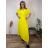 Šaty dlouhé elegantní letní krátký rukáv dámské nadrozměr ASTRA (42/44/46 ONE SIZE) ITALSKÁ MÓDA IM425422/DUR jahodová, 42/44/46