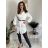 Šaty košeľové zúžené elegantné dámske dlhé (S / M one size) TALIANSKA MÓDA IMT21009