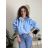 Bunda šusťáková dlhý rukáv dámska (S/M/L ONE SIZE) TALIANSKA MÓDA IMSM260041 béžová S/M/L