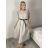 Šaty dlouhé elegantní bez rukávu dámské (S/M ONE SIZE) ITALSKÁ MÓDA IMPDY25MDUE24796/DUR -   Černá -   S/M/L