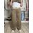 Súprava tunika oversize krátký rukáv a Kalhoty dámske LOTA (S/M/L/XL ONE SIZE) TALIANSKA MÓDA IMD2612131/DU  čierna