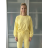Mikina oversize dámska MOMMY (S/M/L/XL/XXL ONE SIZE) TALIANSKA MÓDA IMWBA26MOMMY/DUR ONE SIZE žltá