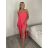 Šaty dlhé letné na ramienka dámske (S/M ONE SIZE) TALIANSKA MÓDA IMD23472