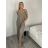 Šaty dlhé letné na ramienka dámske (S/M ONE SIZE) TALIANSKA MÓDA IMD23472