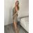 Šaty dlhé letné na ramienka dámske (S/M ONE SIZE) TALIANSKA MÓDA IMD23472