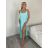 Šaty dlhé letné na ramienka dámske (S/M ONE SIZE) TALIANSKA MÓDA IMD23472