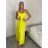 Šaty dlhé letné na ramienka dámske (S/M ONE SIZE) TALIANSKA MÓDA IMD23472