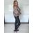 Bunda slabá oversize dlhý rukáv dámska NINA (S/M/L ONE SIZE) TALIANSKA MÓDA IMPLP2610339014/DUR S/M/L hnedá
