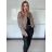 Bunda slabá oversize dlhý rukáv dámska NINA (S/M/L ONE SIZE) TALIANSKA MÓDA IMPLP2610339014/DUR S/M/L hnedá