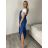 Šaty volnočasové oversize a tričko s krátkým rukávem dámské LUISA (S/M/L ONE SIZE) ITALSKÁ MÓDA IMSM26000356