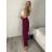 Kalhoty máslové dlouhé elegantní dámské BRITA (S/M/L ONE SIZE) ITALSKÁ MÓDA IM4260023/DU S/M/L béžová