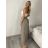 Nohavice lněné volnočasové dámske MODI (S/M/L ONE SIZE) TALIANSKA MÓDA IMSM26001236/DU S/M/L čierna