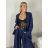 Sako dlouhý rukáv dámské FERA (S/M/L ONE SIZE) ITALSKÁ MÓDA IMPDY2624738/DU S/M/L Černá