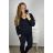 Svetr na knoflíky dlouhý rukáv dámský (L/XL/2XL ONE SIZE) ITALSKá MODA IM723EVELINA/DUR béžová XL/2XL