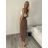 Kalhoty balonové dlouhé dámské PALLONCINO (S/M/L ONE SIZE) ITALSKÁ MÓDA IM426000136/DUR S/M/L hnědá
