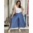 Nohavice volnočasové dámske HANNA (S/M/L ONE SIZE) TALIANSKA MÓDA IMSM26001237/DUR S/M/L tmavo modrá