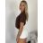 Tričko krátký rukáv dámské KARLA (S/M/L ONE SIZE) ITALSKÁ MÓDA IMPDY26YT001/DUR S/M/L bílá