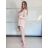 Legíny dlhé dámska (S/M ONE SIZE) TALIANSKA MÓDA IMPLP266136/DUR S / M svetlo modrá