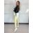 Legíny dlhé dámska (S/M ONE SIZE) TALIANSKA MÓDA IMPLP266136/DUR S / M svetlo modrá