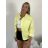Bunda oversizedlhý rukáv dámska (S/M/L ONE SIZE) TALIANSKA MÓDA IMSM260042/DUR S/M/L žlutá