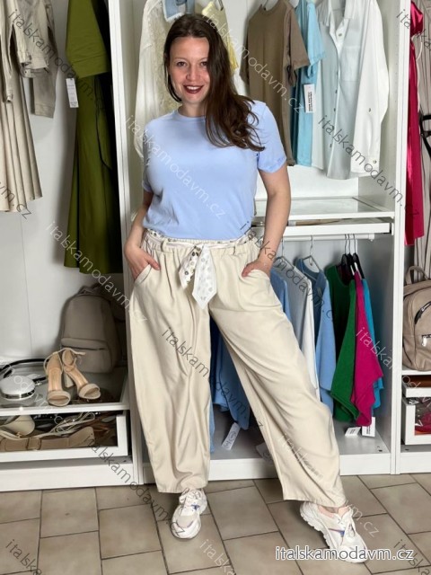 Nohavice outdoorové s opaskom dámske (S/M/L ONE SIZE) TALIANSKA MÓDA IM426111451/DUR